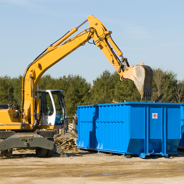 what happens if the residential dumpster is damaged or stolen during rental in Yuma County